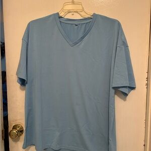 New light blue tee